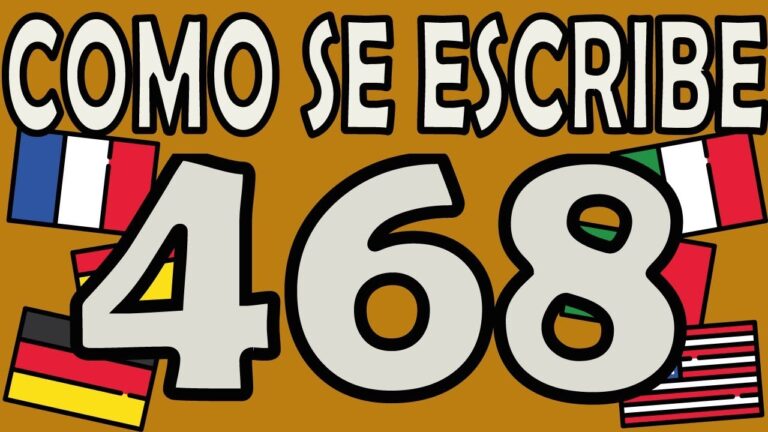 como se escribe 468 en letras