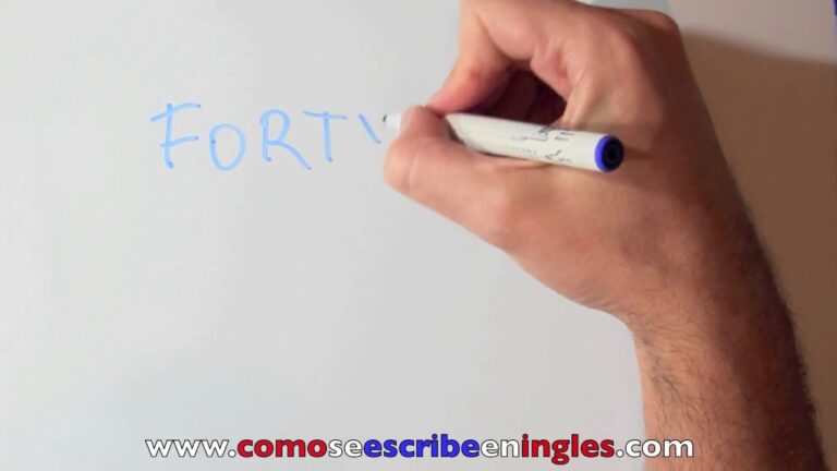 cómo se escribe 47 en inglés