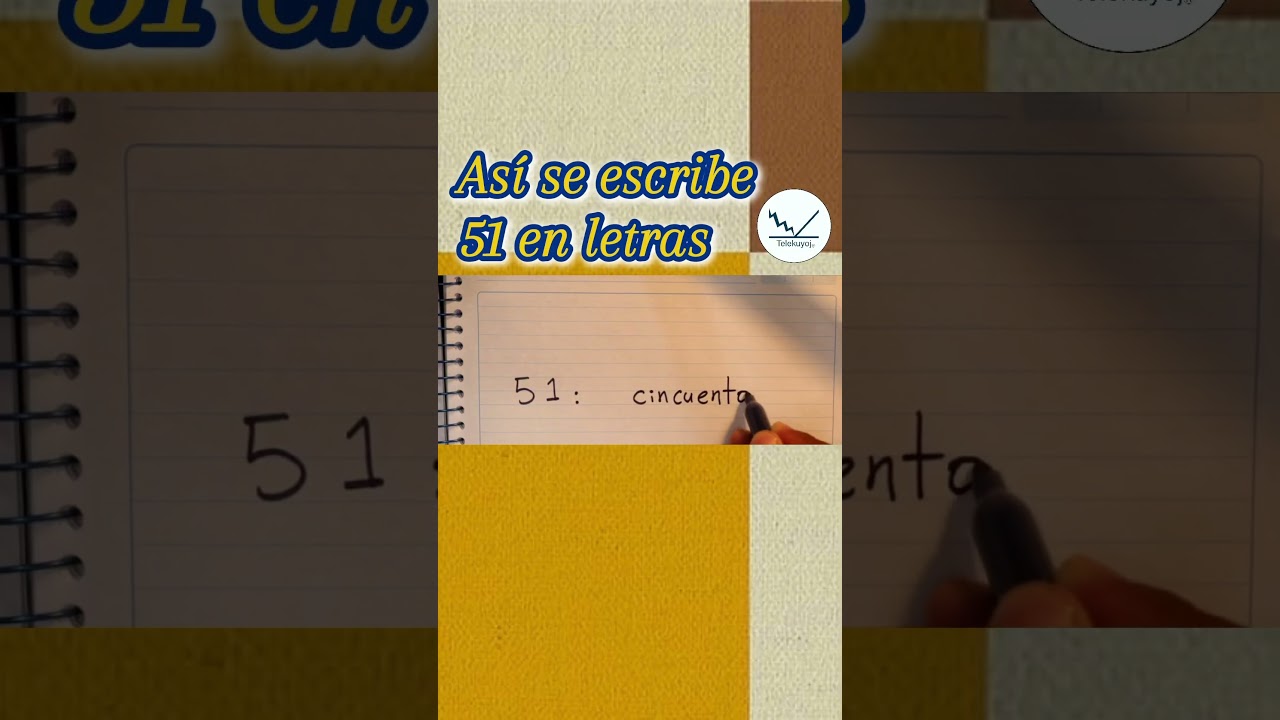 como se escribe 51 mil en letras