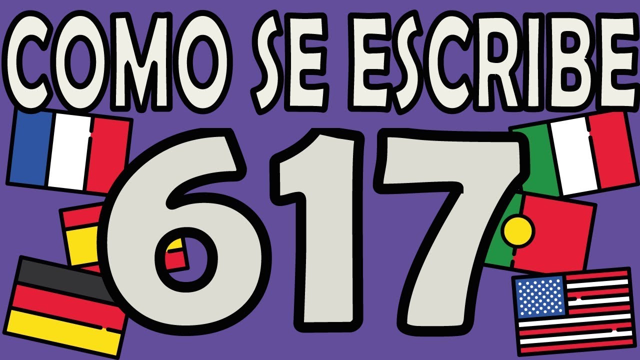 como se escribe 617 en letras