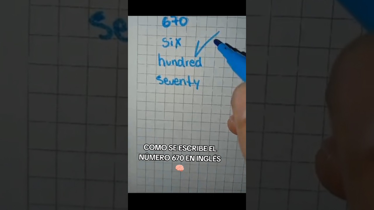 cómo se escribe 670 en inglés