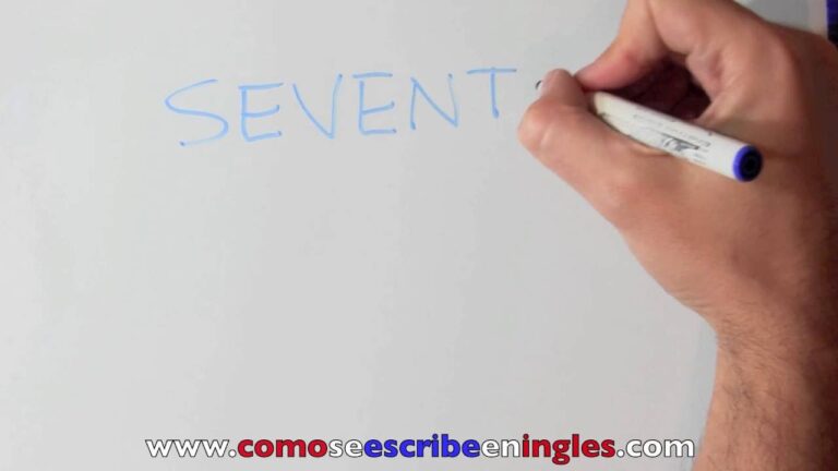 como se escribe 70 en ingles
