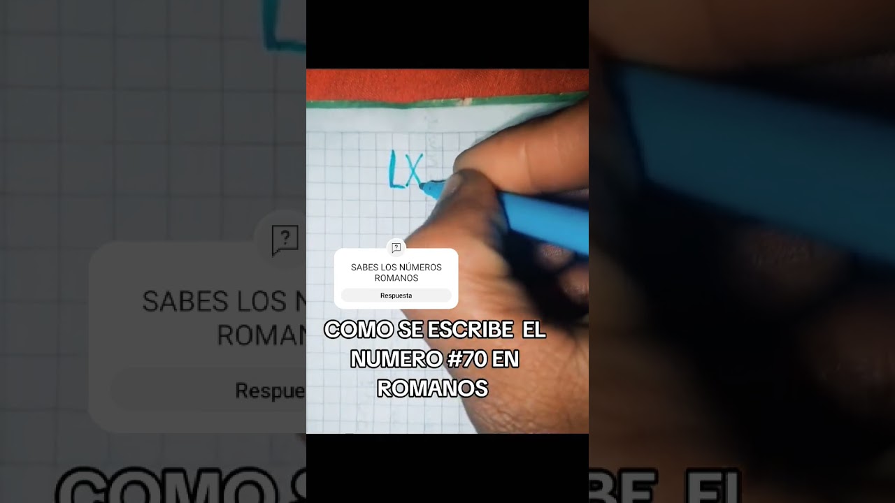 cómo se escribe 70 en números romanos