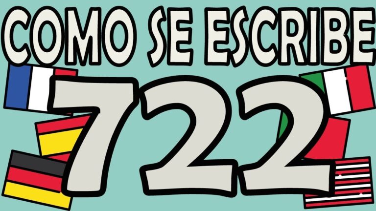 cómo se escribe 722 en inglés