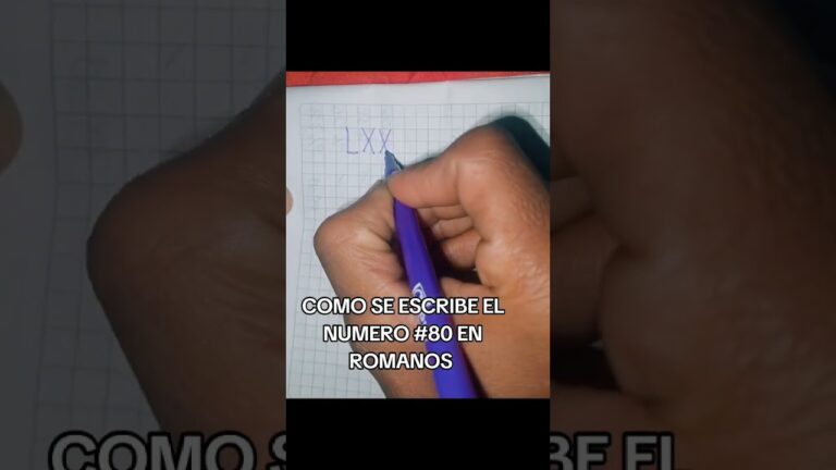 como se escribe 80 en números romanos