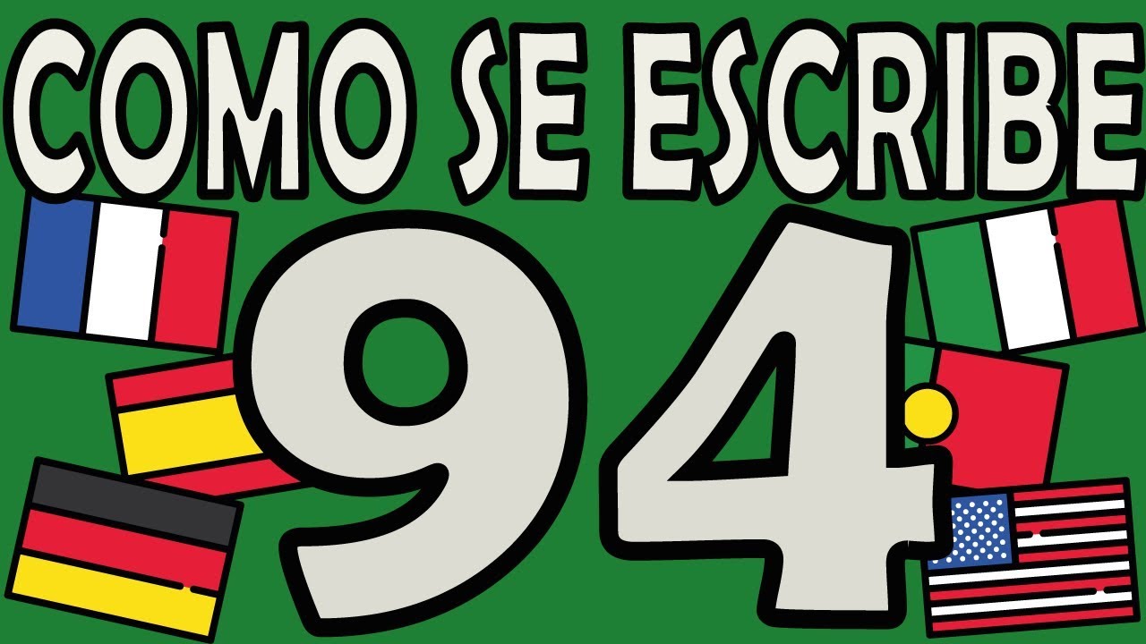 como se escribe 94 en numeros romanos