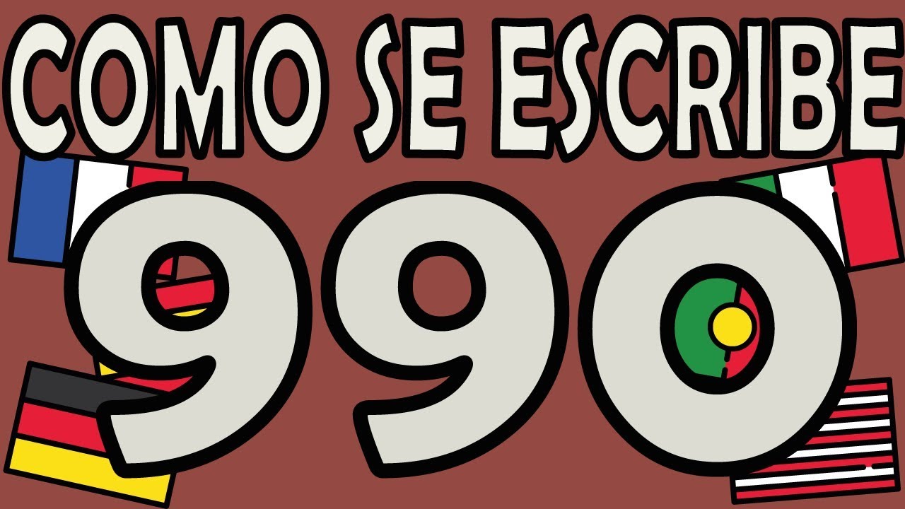 como se escribe 990 en ingles