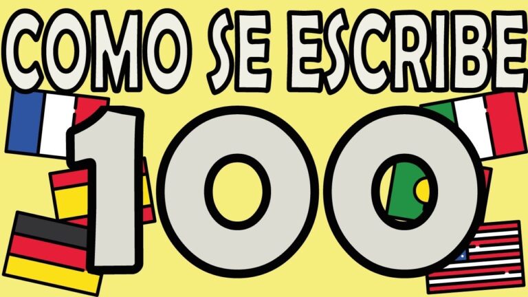 como se escribe el 100