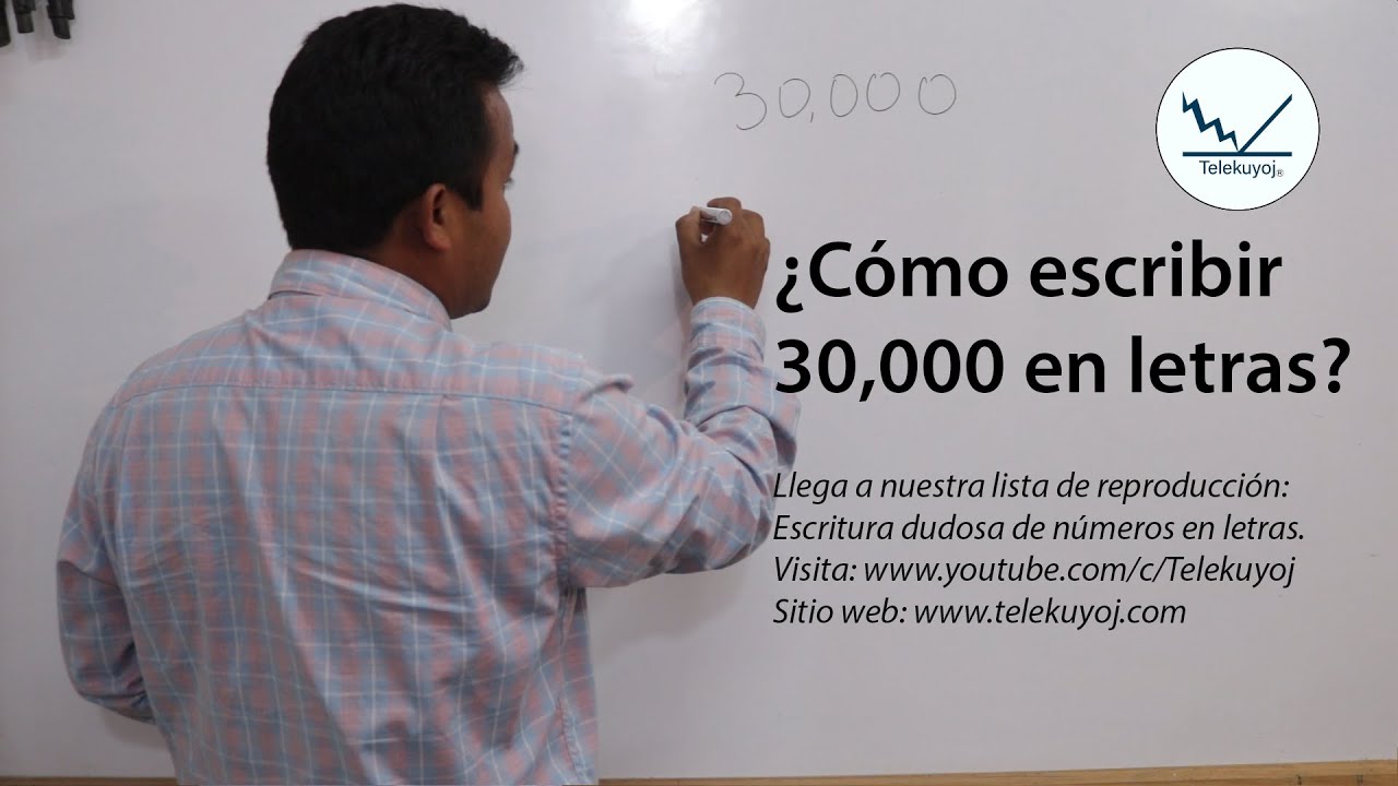 como se escribe treinta millones