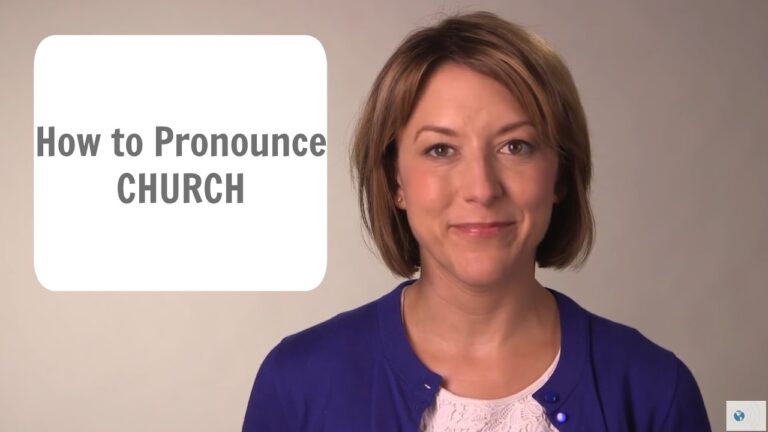 como se pronuncia church en ingles