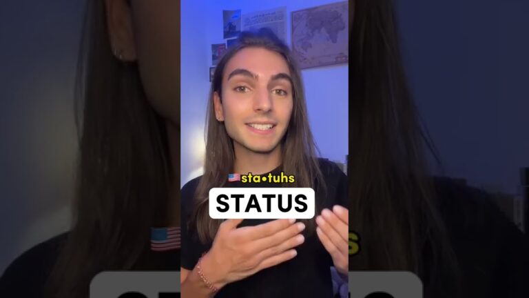 como se pronuncia status en ingles