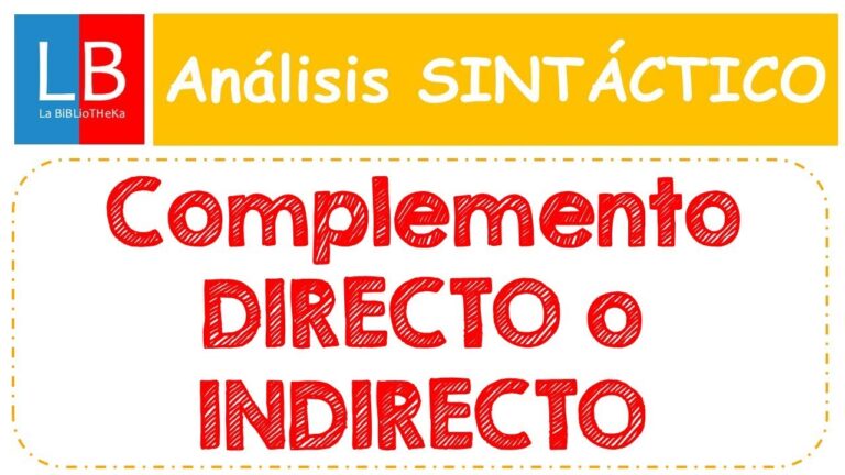 complemento directo e indirecto ejercicios resueltos pdf
