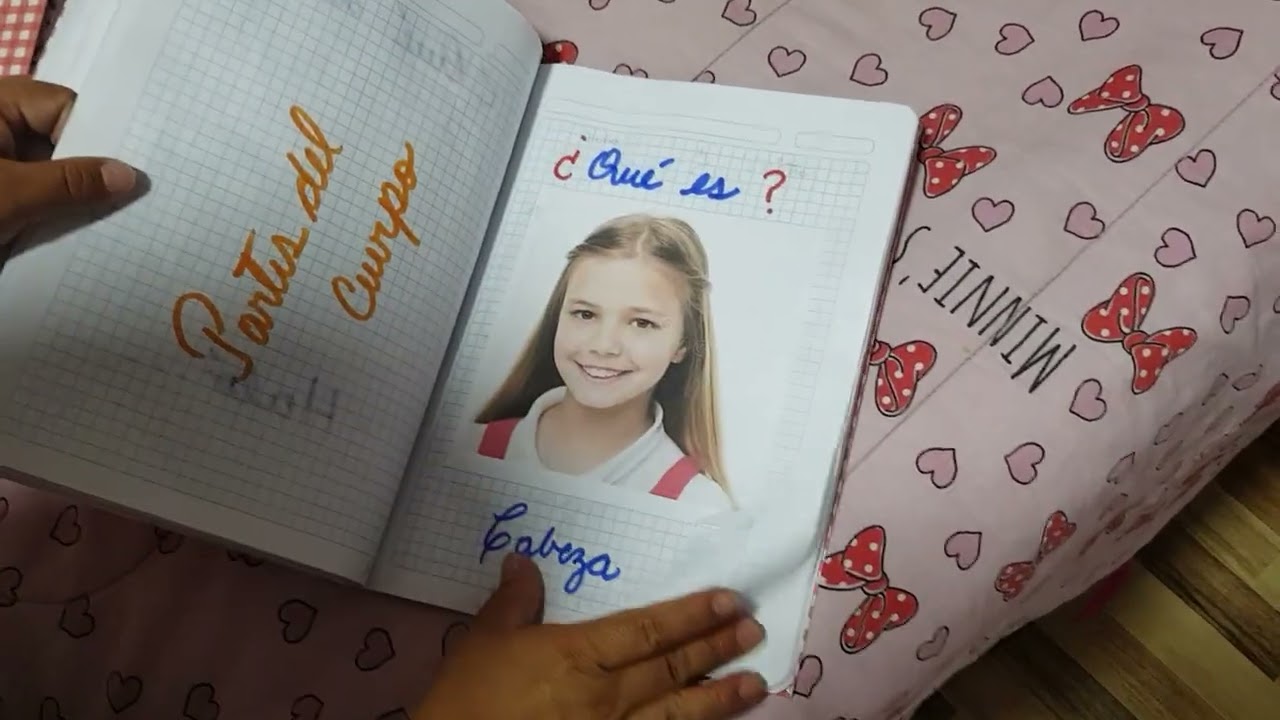 cuaderno de vocabulario para niños