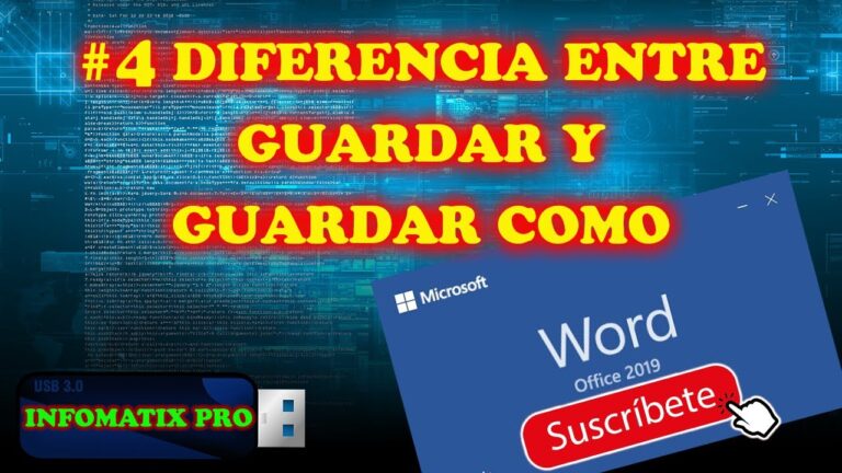 cual es la diferencia entre guardar y guardar como