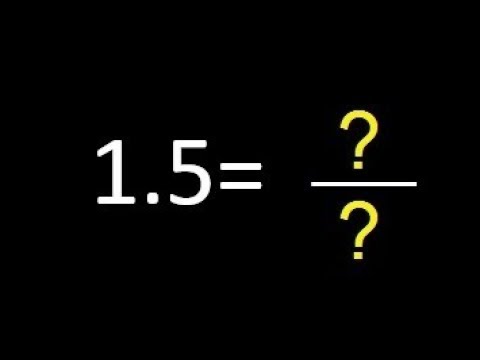 cuánto es 1.5 en fracción