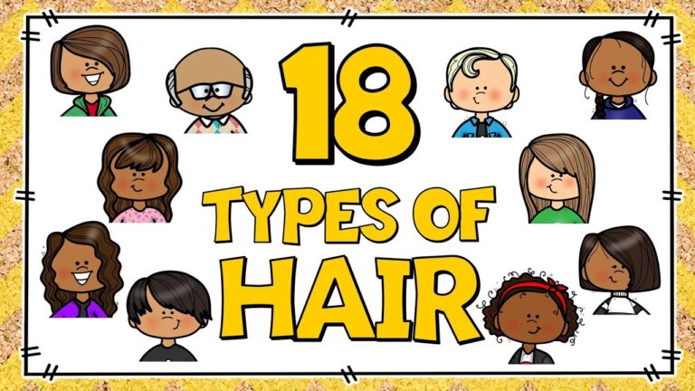descripcion del pelo en ingles