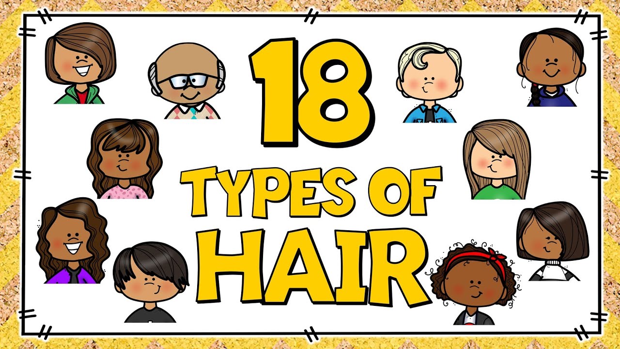 descripcion del pelo en ingles