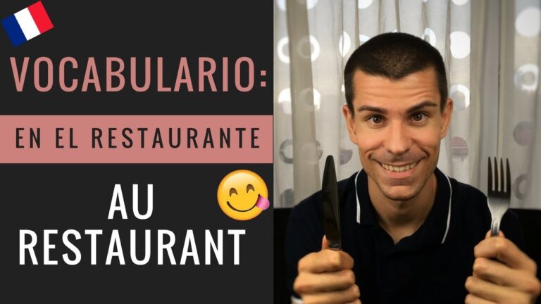 dialogo de un restaurante en frances