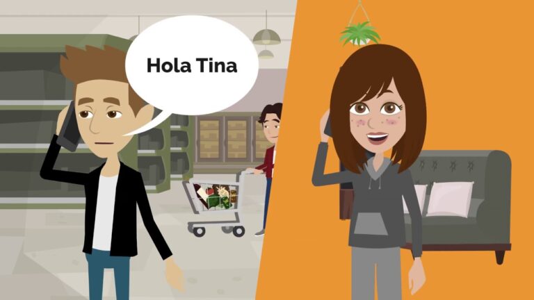 dialogo entre dos personas largo