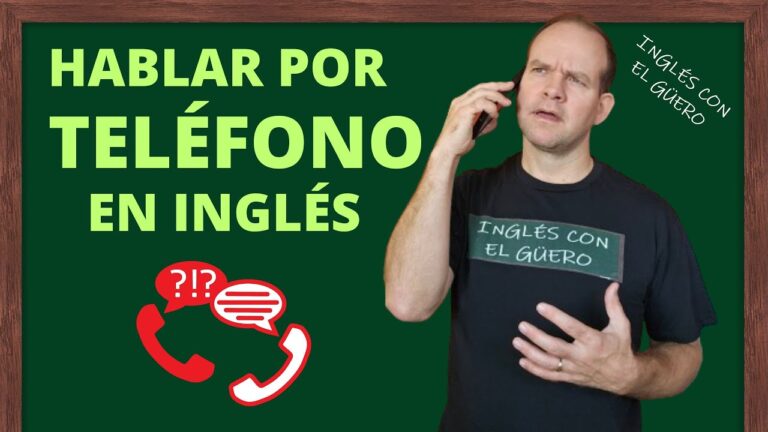 dialogo por telefono en ingles