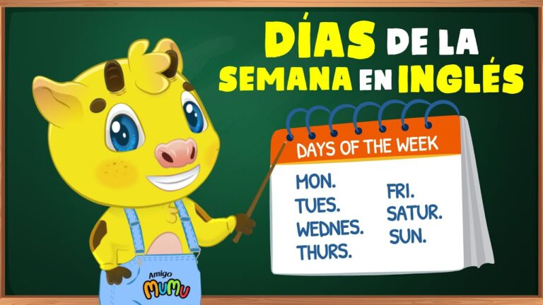 dias dela semana en ingles actividades