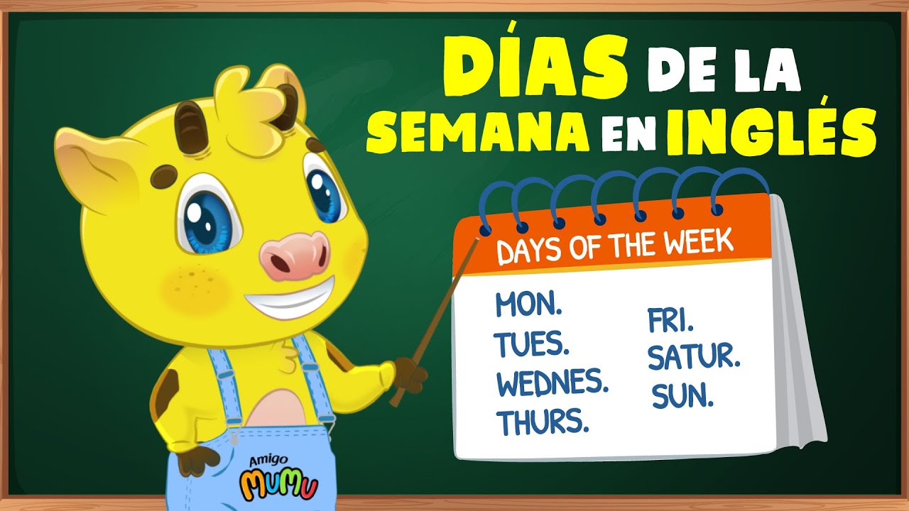 dias dela semana en ingles actividades