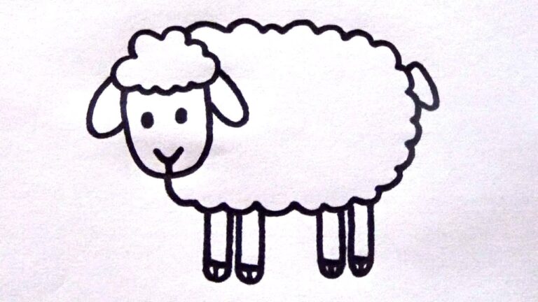 dibujos de ovejas para imprimir
