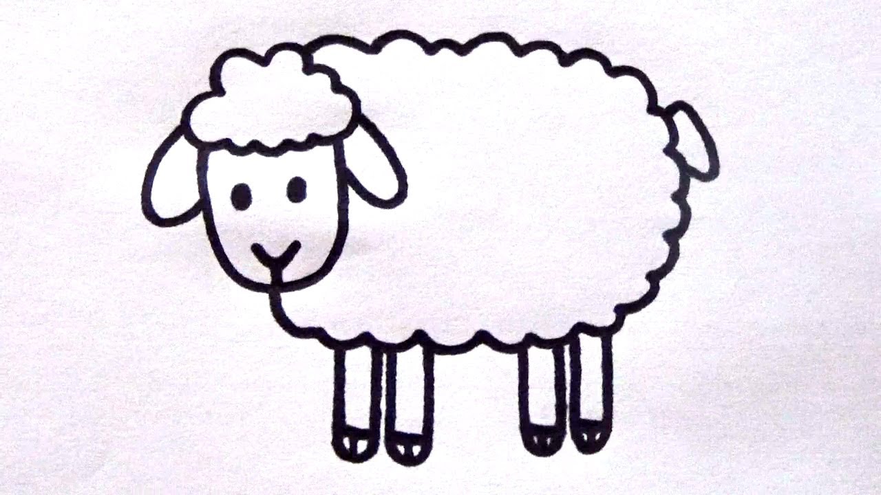 dibujos de ovejas para imprimir