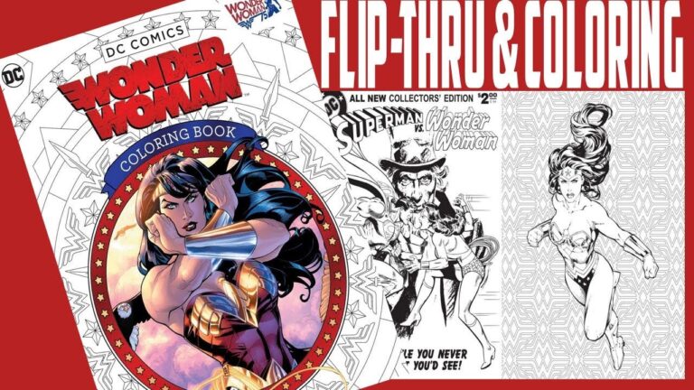 dibujos de wonder woman para colorear