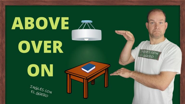 diferencia entre above y over