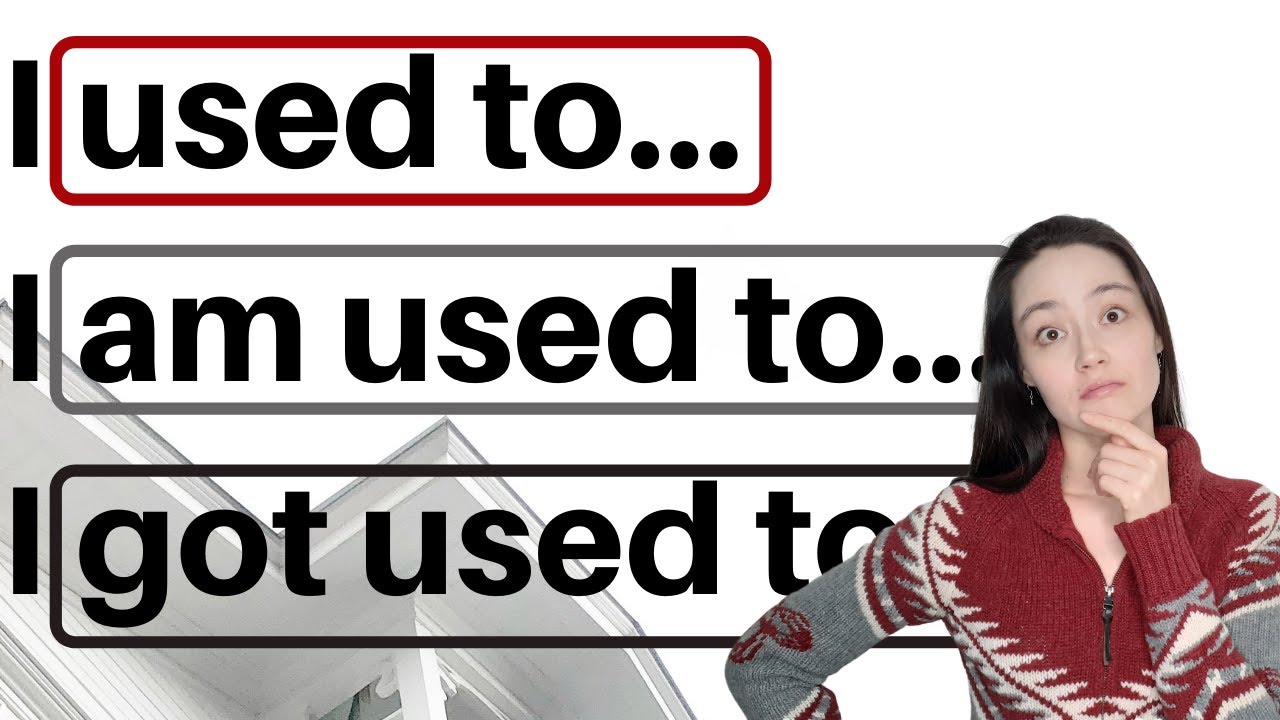 diferencia entre be used to y get used to