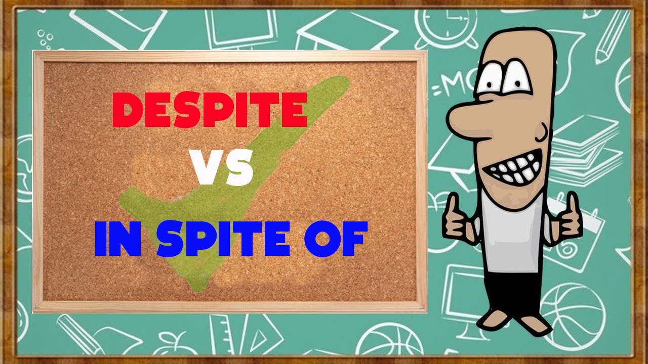 diferencia entre despite y in spite of