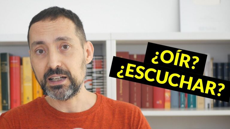diferencia entre escuchar y oir