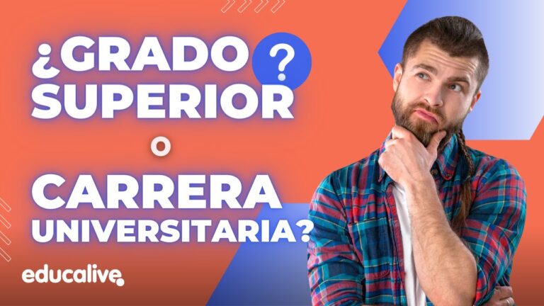 diferencia entre grado y carrera