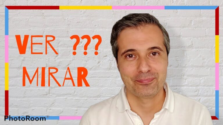diferencia entre mirar y ver