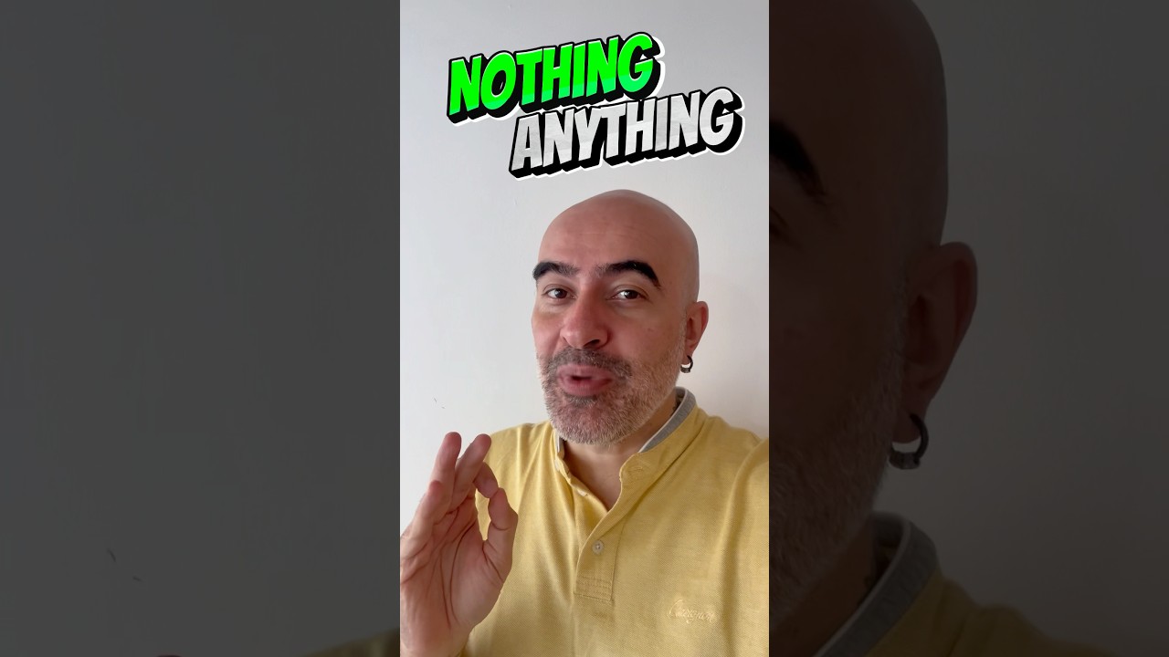 diferencia entre nothing y anything