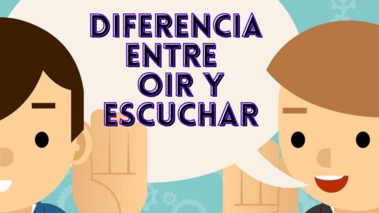diferencia entre oir y escuchar ejemplos