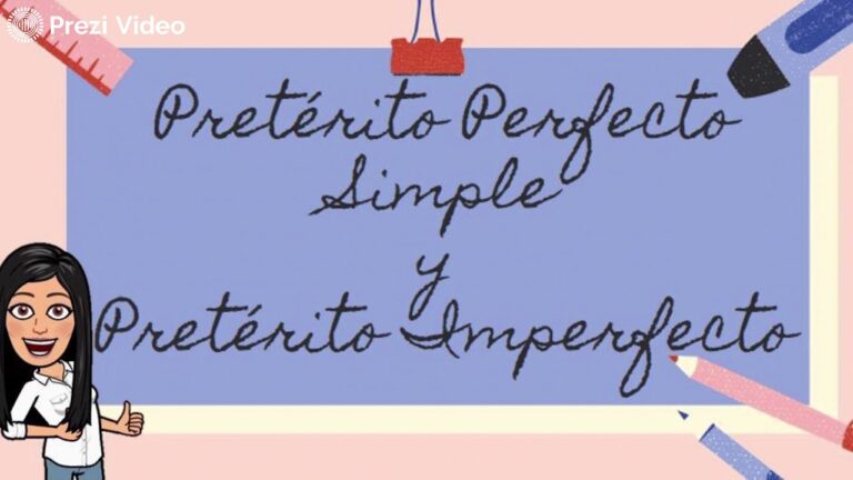 diferencia entre preterito perfecto e imperfecto