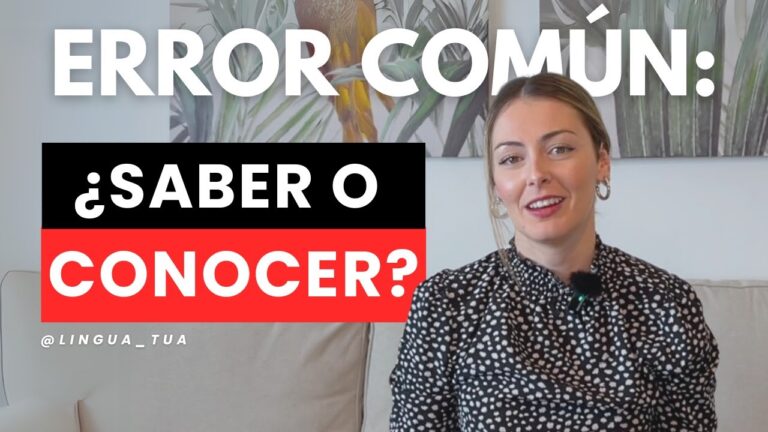 diferencia entre saber y conocer