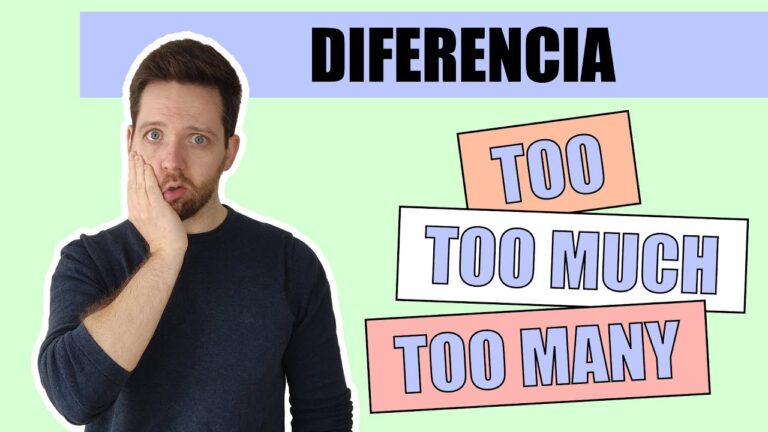 diferencia entre so much y too much