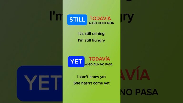 diferencia entre still y yet