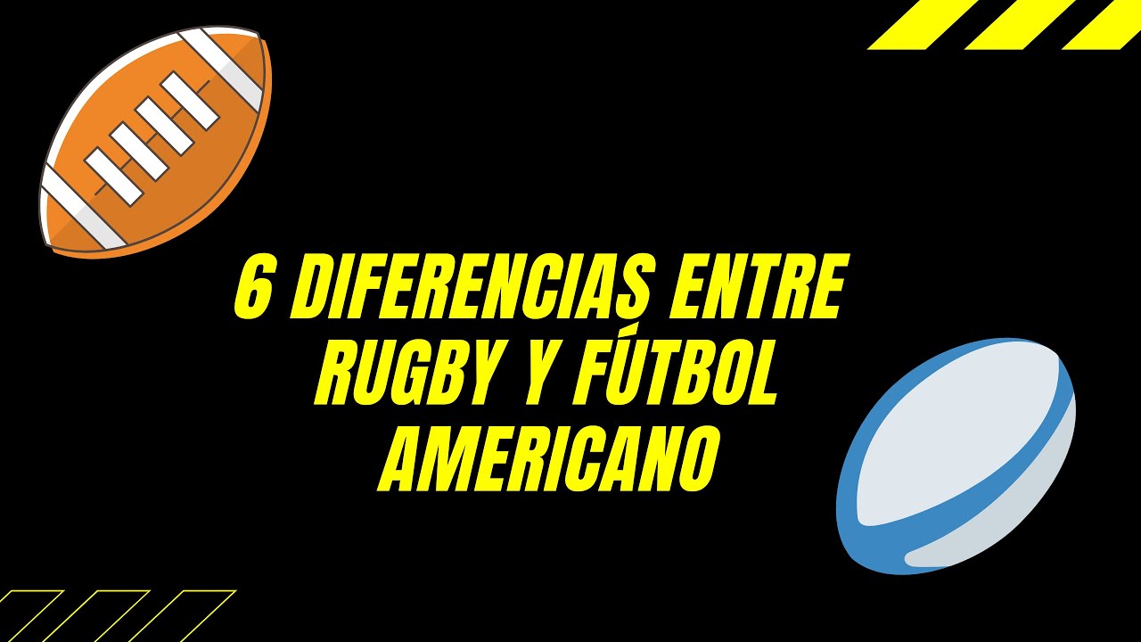 diferencias entre futbol americano y rugby