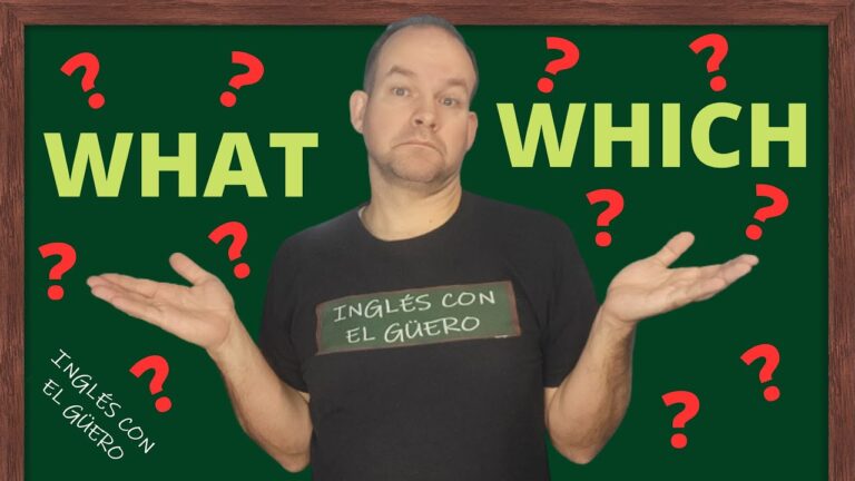 diferencias entre what y which