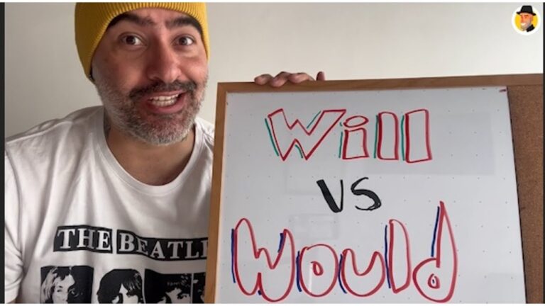diferencias entre will y would