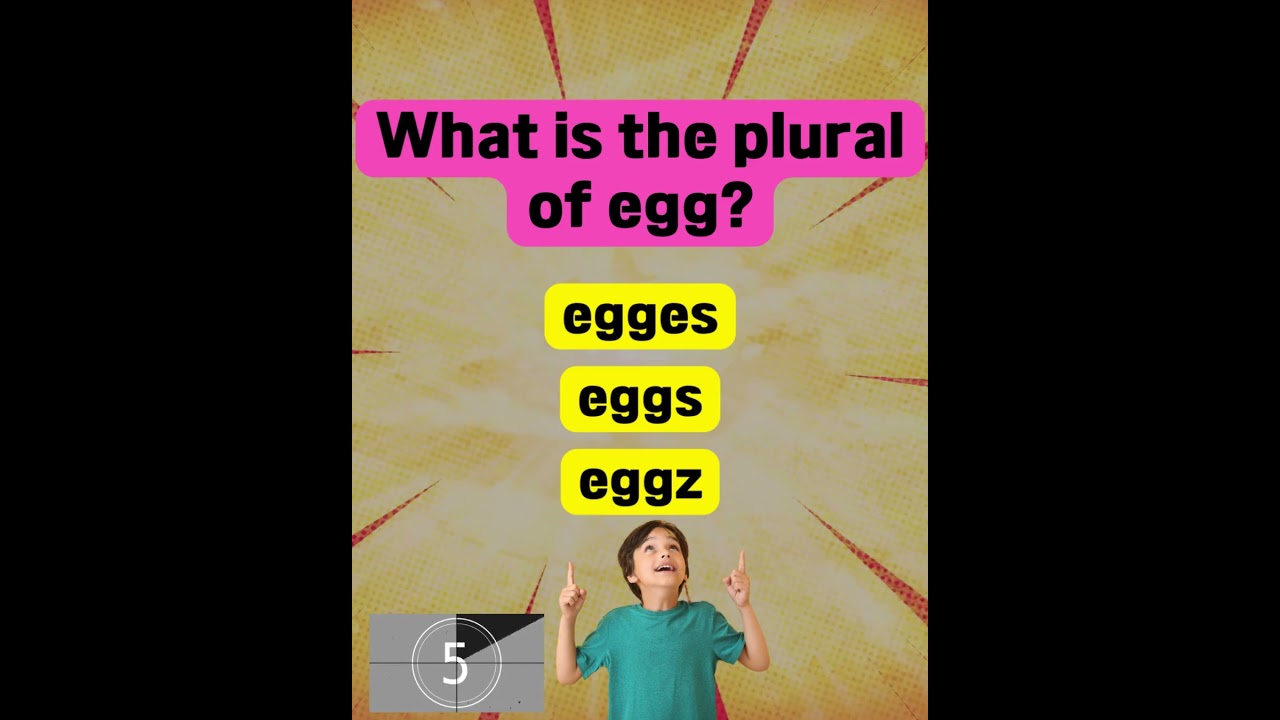 egg en plural en ingles