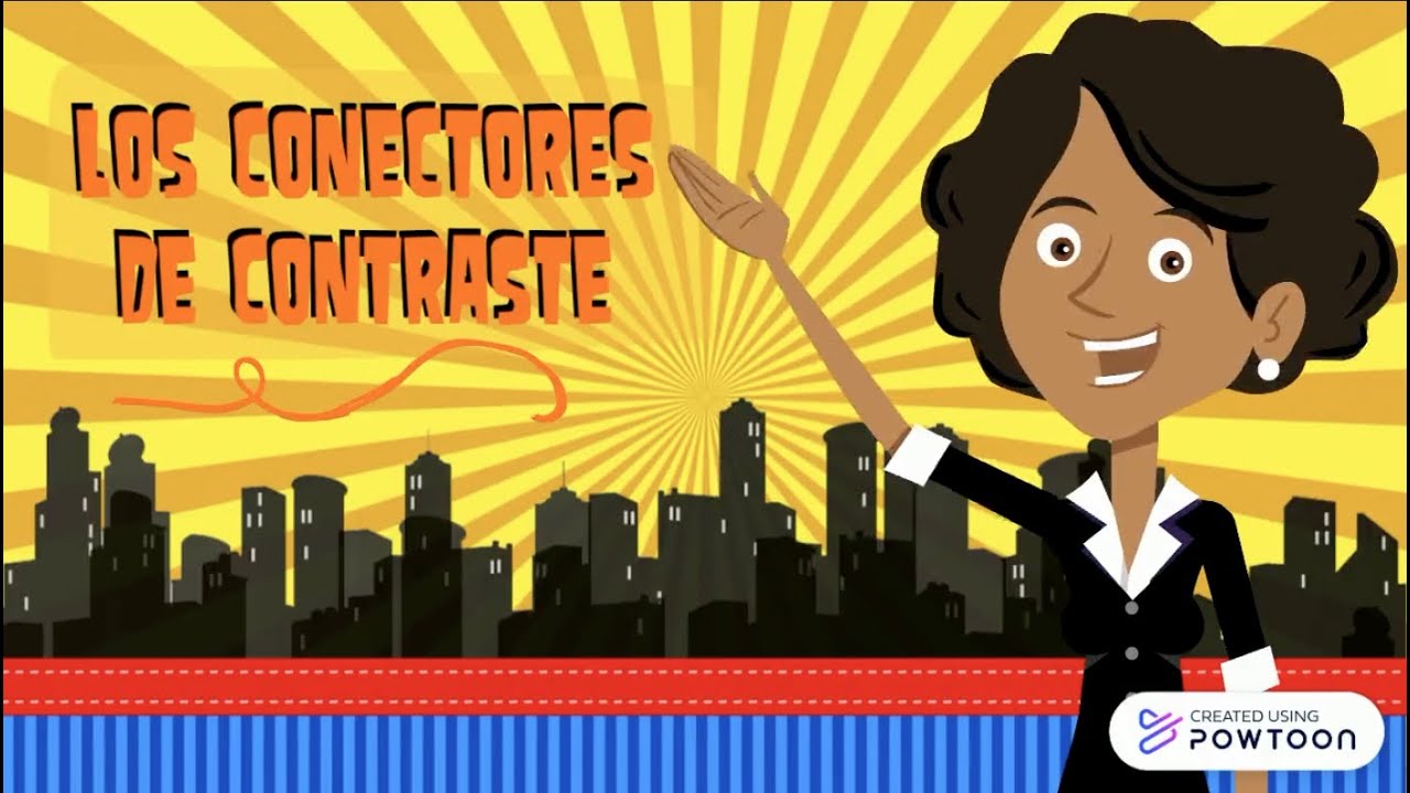 ejemplo de texto de contraste con conectores