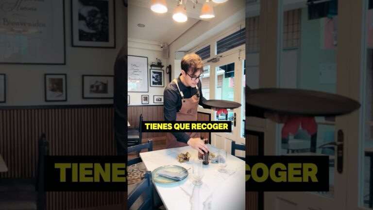 ejemplos de perfil profesional camarero