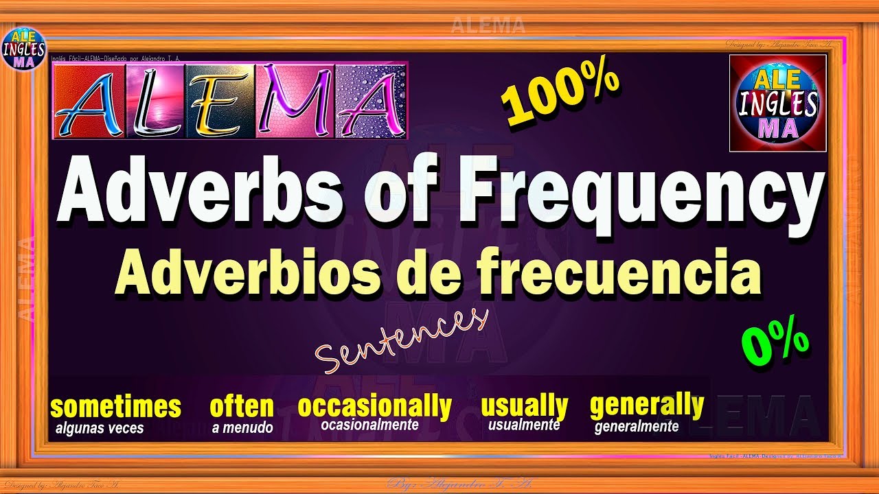 ejercicio adverbios de frecuencia en ingles