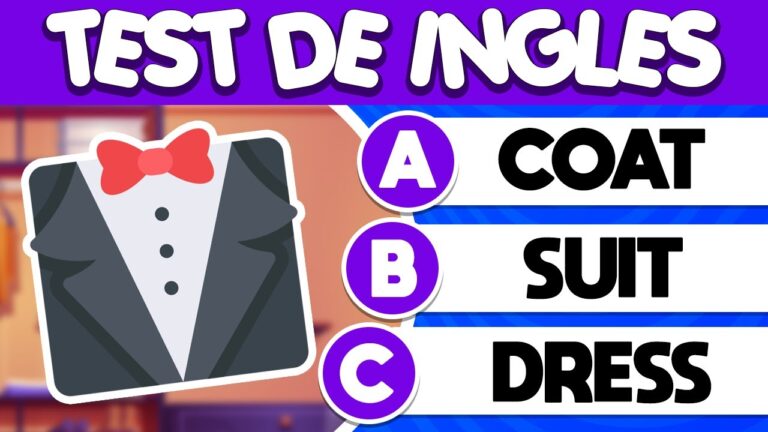ejercicios con prendas de vestir en ingles