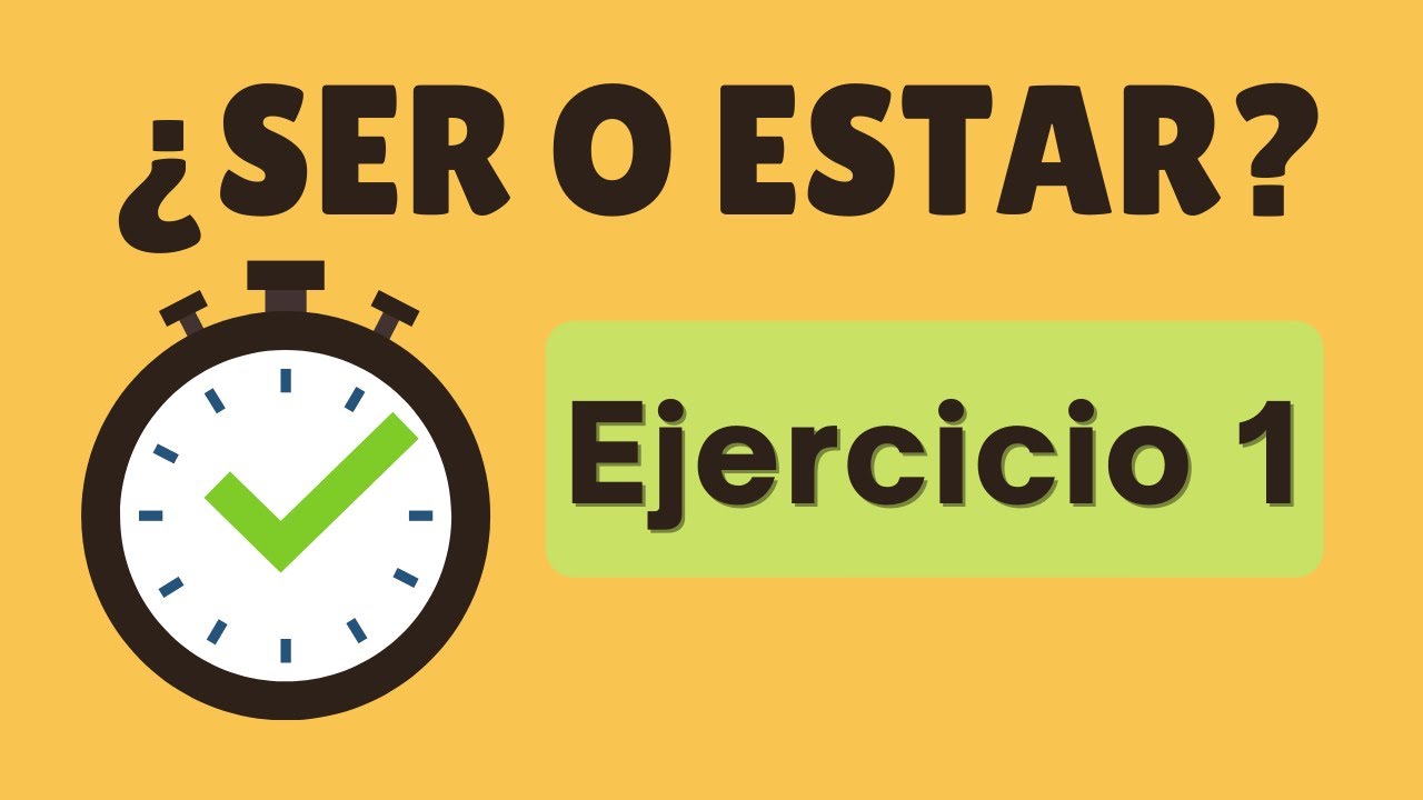 ejercicios ser y estar pdf